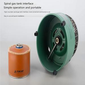 Stufa portatile in acciaio a doppio uso per cucinare all'aperto e riscaldare l'acqua alimentata a propano per l'alpinismo e i viaggi in campeggio - Product Image 3