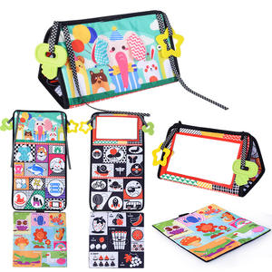 <span class=keywords><strong>Livre</strong></span> en tissu pour bébé Yuglow avec <span class=keywords><strong>miroir</strong></span> - Design d'animaux <span class=keywords><strong>de</strong></span> dessin animé, jouet éducatif précoce pour les enfants <span class=keywords><strong>de</strong></span> 0 à 24 mois - Product Image 5