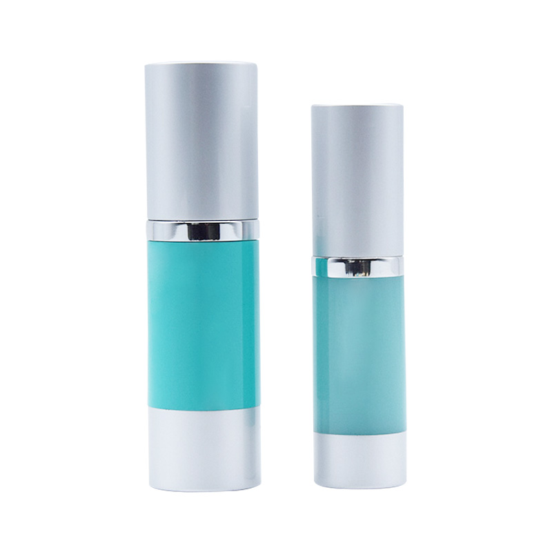 5ml 10ml 30ml Airless Serum Cream Bottle Silver Gold Rose Gold Trim Cream Essence Oil Airless Pump Lotion Bottles