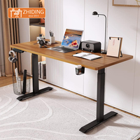 Cadre de bureau assis-debout à double moteur certifié CE, cadre de bureau ergonomique, bureaux électriques réglables en hauteur