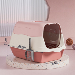 Extra-Large Fully Enclosed <b>Cat</b> Litter <b>Box</b> - Splash-Proof Deodorizing Top-Exit <b>Cat</b> Toilet Wholesale - Product Image 4