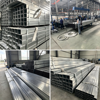 Pipa Baja Ringan Galvanis ERW 60 X 120 X 2mm Pipa RHS 40 X 40 X 2 mm Pipa Kotak Grosir untuk Konstruksi