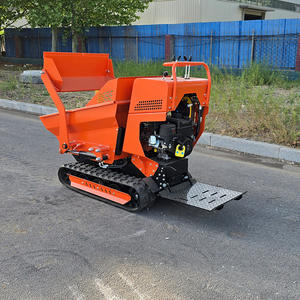 Camion à chenilles autochargeur Transport de gazon de pelouse Nettoyage des déchets Mini petit camion à benne - Product Image 3