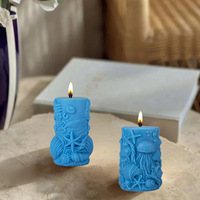 DUMO Marine Life Bougie Aromathérapie Moule en silicone DIY Spiral Diffuser Stone Ornament Mold Exclusivement pour l'approvisionnement transfrontalier