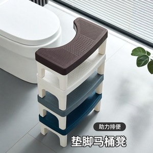 Taburete de Baño Azul de Plástico Antideslizante para Apoyo al Agacharse - Product Image 5