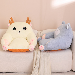 Adorables canapés <span class=keywords><strong>paresseux</strong></span> en forme d'animaux, personnalisables, différents styles, en tissu pelucheux et rembourrage en coton PP, confortables et anti-stress - Product Image 6