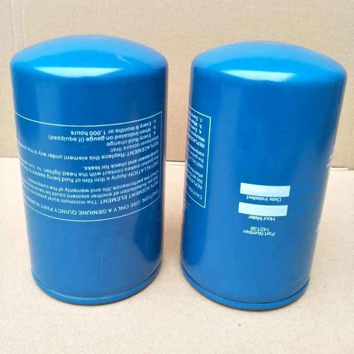 Air Compressor Oil Synthetic Quincy 128598 Spin-On Oil Filter Replacement - 10-20 Micron Rating For Air Compressor Systems Quincy Replacement Spin-on Lube Filter 128598