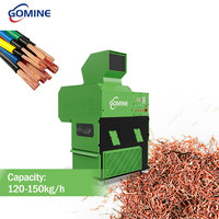 Machine de recyclage de câbles de communication et faisceaux de câblage de voitures d'occasion, broyeur-granulateur de cuivre de Gomine