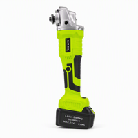Meuleuse d'angle sans fil 20V sans balais 5 pouces 1400W 10000 tr/min, outil de découpe, de meulage et de polissage alimenté par batterie