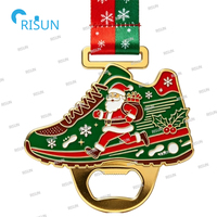 Abrebotellas Personalizado con Diseño de Oso y Trébol, para Maratones, Carreras de Trail y Surf, Medallón Abrebotellas Personalizado