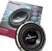 Haut-parleur de voiture Pioneer Ts-w309D4, grande puissance, 12 pouces, 1400W, haut-parleur passif de voiture, double bobine vocale, haut-parleur de basses pures, woofer