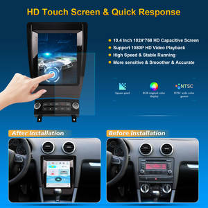 Estéreo para Auto <span class=keywords><strong>Android</strong></span> de 10.4 Pulgadas Directo de Fábrica para AUDI A3 2008-2012, Radio para Auto, <span class=keywords><strong>Reproductor</strong></span> Multimedia Inalámbrico para Auto, CarPlay y Navegación GPS - Product Image 2