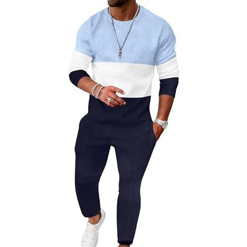 Colorblock bleu clair