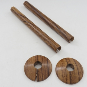 Anello Decorativo per Tubi <span class=keywords><strong>Cromato</strong></span> Effetto Legno, Copertura a Scatto per Tubi dell'Acqua, Anello Decorativo per Tubi di Riscaldamento, Copertura per Fori di Apertura - Product Image 5