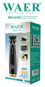 Recortadora de Pelo Profesional WAER - 3 Velocidades Ajustables para Recortar el Cabello y la Barba con Base, Herramienta de Barbería Inalámbrica Portátil - Product Image 5