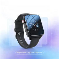 Montre connectée GS19 avec alerte SOS et détection de chute, étanche IPX7, moniteur de bien-être, fréquence cardiaque et oxygène sanguin