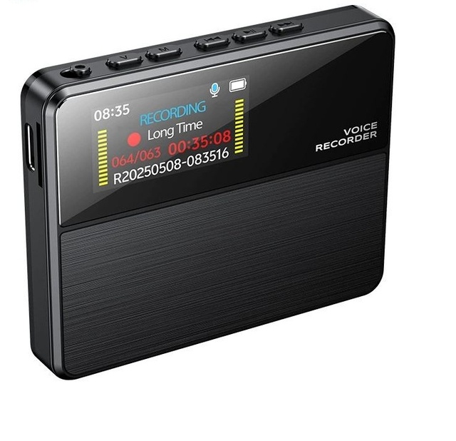 AI Voice Recorder Strong Magnetic Mobile Phone Recorder 200H Long Battery Recording Voice to Text Time Audio AI Recorder