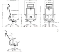 Chaise ergonomique en maille durable avec appui-tête réglable, accoudoirs 3D ajustables et siège en mousse haute densité pour une assise prolongée sans fatigue