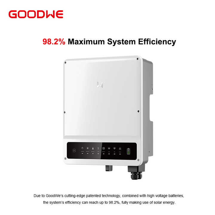 Solar System Three Phase 5KW 6KW 8KW 10KW Hybrid Goodwe Solar Inverter ...