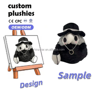 Jouets en peluche d'Halloween, animaux en peluche mignons et effrayants, vampire, monstre diabolique, poupées en peluche douces et moelleuses, fournitures de fête, cadeaux pour enfants