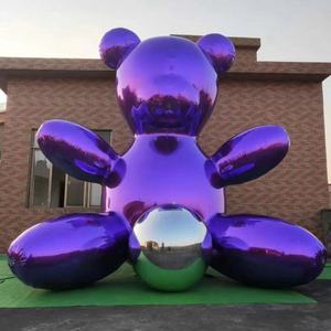 Reclame Opblaasbare Dieren Speelgoed Matras Pop Park Commerciële Versieren Grote Kerst Gigantische Opblaasbare Teddy <span class=keywords><strong>Gummy</strong></span> Ijsbeer - Product Image 1