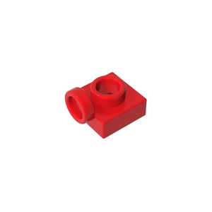 Bloc de construction compatible GDS-2201 1x1 avec points sur le côté, en plastique ABS rouge, pour enfants, jouet de construction DIY unisexe - Product Image 1