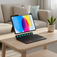 Meistverkaufte Multi-Touch-Touchpad-Tastaturhülle für iPad A16 mit Stifthalter Tablet-Tastaturhülle