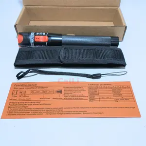 10MW Fiber Optic Tester Pen Type Red Laser Light Visual Fault Locator For Type SC/FC/ST Fiber Optical VFL Fiber Cable