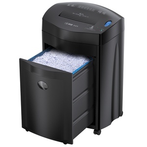 Déchiqueteuse <span class=keywords><strong>de</strong></span> <span class=keywords><strong>papier</strong></span> professionnelle OEM à coupe croisée pour bureau, capacité 27 litres, 15 feuilles, format P4, pour la destruction <span class=keywords><strong>de</strong></span> documents sensibles. - Product Image 1