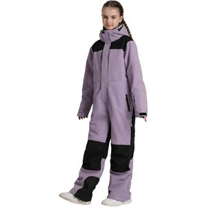 <b>Kids</b> <b>Snow</b> <b>Suit</b> One Piece Ski Outfit 15K Waterproof 10K Breathable Insulated Color Blocked Unisex Children's Winter Wear - Product Image 3