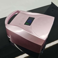 Salon de manucure professionnel utiliser Gel acrylique haute puissance séchoir rechargeable lumière soleil Uv Led lampe en métal pour ongles