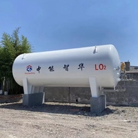 15m3 8Bar Réservoir à vide Liquide Oxygène Gaz Réservoir de stockage cryogénique