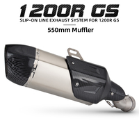 Silencieux d'échappement R1200GS pour BMW R1200ADV R1250GS R1250ADV 1200GS 1250ADV 2013-2023, tube de raccordement pour échappements de moto