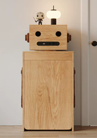 Meja Makan Kayu Solid Terintegrasi Teleskopik yang Dapat Dipindahkan, Model Minimalis Bentuk Robot untuk Apartemen Kecil dan Penggunaan di Rumah