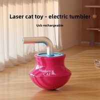 Bâton de chat électrique ultime avec pointeur laser - Jouet stimulant pour soulager l'ennui et brûler l'énergie des chats