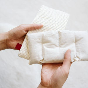 Microondas lavanda ojo almohada para meditación Spa aromaterapia linaza y lavanda ponderado dormir máscara ojo almohada para Yoga - Product Image 5