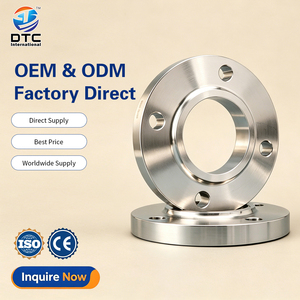 หน้าแปลนเชื่อมเหล็กกล้าไร้สนิมที่ได้รับการรับรองมาตรฐาน CE ISO ตามมาตรฐาน EN 1092-1 สำหรับท่อส่งความร้อนในเมืองและโรงไฟฟ้าพลังงานความร้อน - Product Image 3