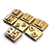 Meules diamantées à double segment pour ponceuse à béton, outils abrasifs à liant métallique pour la préparation et le nivellement des surfaces