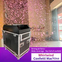 Machine à confettis électrique 2200W DMX/à télécommande pour mariages, fêtes, DJ, événements sur scène