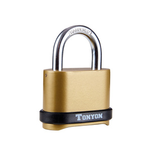 Zinc Alloy Combination Padlock 40mm 7mm Shackle Bottom Opening For Gates Warehouses - Product Image 4