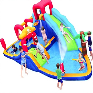 Château gonflable personnalisé pour enfants avec toboggan et arche d'escalade pour aire de jeux intérieure et extérieure - Product Image 3