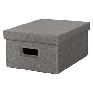 Foldable Space Saving <b>Box</b> (38x29x17cm) Dark <b>Grey</b> SNH 003 - Product Image 1