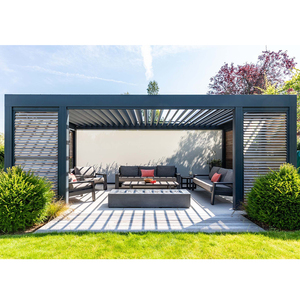 Kits de conception de pergola motorisée moderne <span class=keywords><strong>américaine</strong></span> à vendre, pergola électrique d'extérieur, prix - Product Image 3
