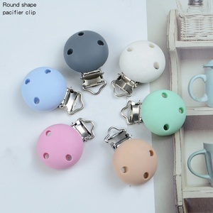 Núm Vú Chuỗi Phụ Kiện Silicone Vòng <span class=keywords><strong>Shape</strong></span> <span class=keywords><strong>Pacifier</strong></span> Clip <span class=keywords><strong>Pacifier</strong></span> Clips Bé Mọc Răng Clip Cho <span class=keywords><strong>Pacifier</strong></span> Chủ - Product Image 5