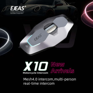 Sistema de comunicación por malla Tiypeor <span class=keywords><strong>Ejeas</strong></span> X10, auriculares para casco de motocicleta con intercomunicador dúplex completo para 10 motociclistas - Product Image 5
