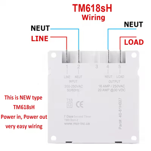 1 thứ hai khoảng thời gian 5V 12V 110V 220V cung cấp điện 7 Ngày Hàng Tuần lập trình kỹ thuật số điện tử chiếu sáng hàng ngày hẹn giờ chuyển đổi - Product Image 5