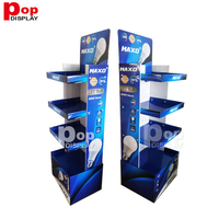 POS lampe ampoule carton affichage 4C papier imprimé présentoirs magasin de détail stand