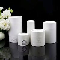 Emballage cosmétique tube en papier rond cylindre emballage en carton tube en papier ondulé 30ml boîte de parfum