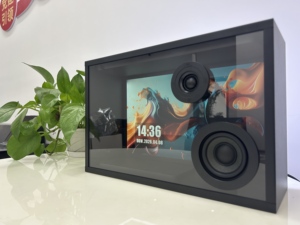 Altavoz LED Transparente de 15.6 Pulgadas con Micrófono Incorporado <span class=keywords><strong>para</strong></span> Fiestas y Uso en Exteriores con Letras Flotantes - Product Image 3
