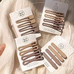 Vendita calda 3 pz/set metallo fermaglio per capelli moda rosa Clip accessori per capelli per le ragazze - Product Image 2